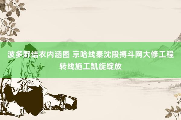 波多野结衣内涵图 京哈线秦沈段搏斗网大修工程转线施工凯旋绽放