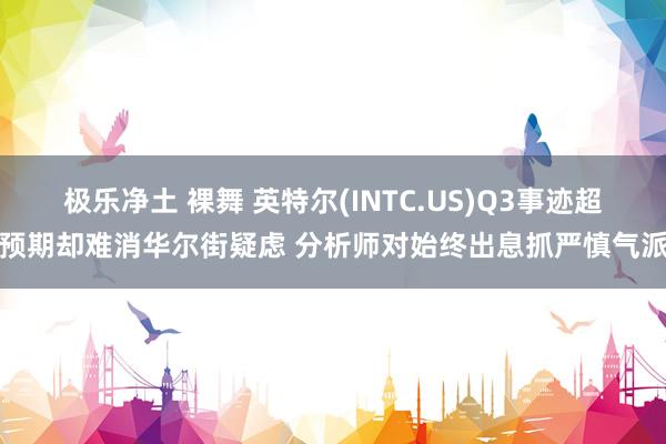 极乐净土 裸舞 英特尔(INTC.US)Q3事迹超预期却难消华尔街疑虑 分析师对始终出息抓严慎气派