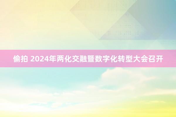 偷拍 2024年两化交融暨数字化转型大会召开