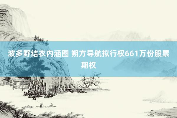 波多野结衣内涵图 朔方导航拟行权661万份股票期权