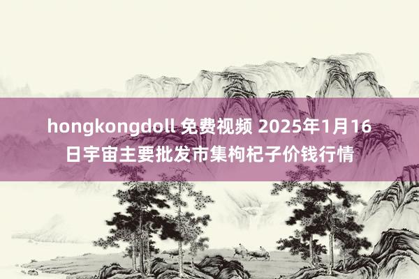 hongkongdoll 免费视频 2025年1月16日宇宙主要批发市集枸杞子价钱行情